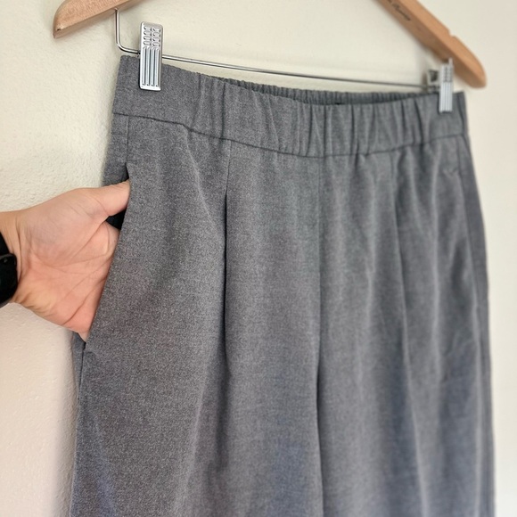 ANN TAYLOR Heather Gray Wide Leg Trousers - Picture 2 of 7